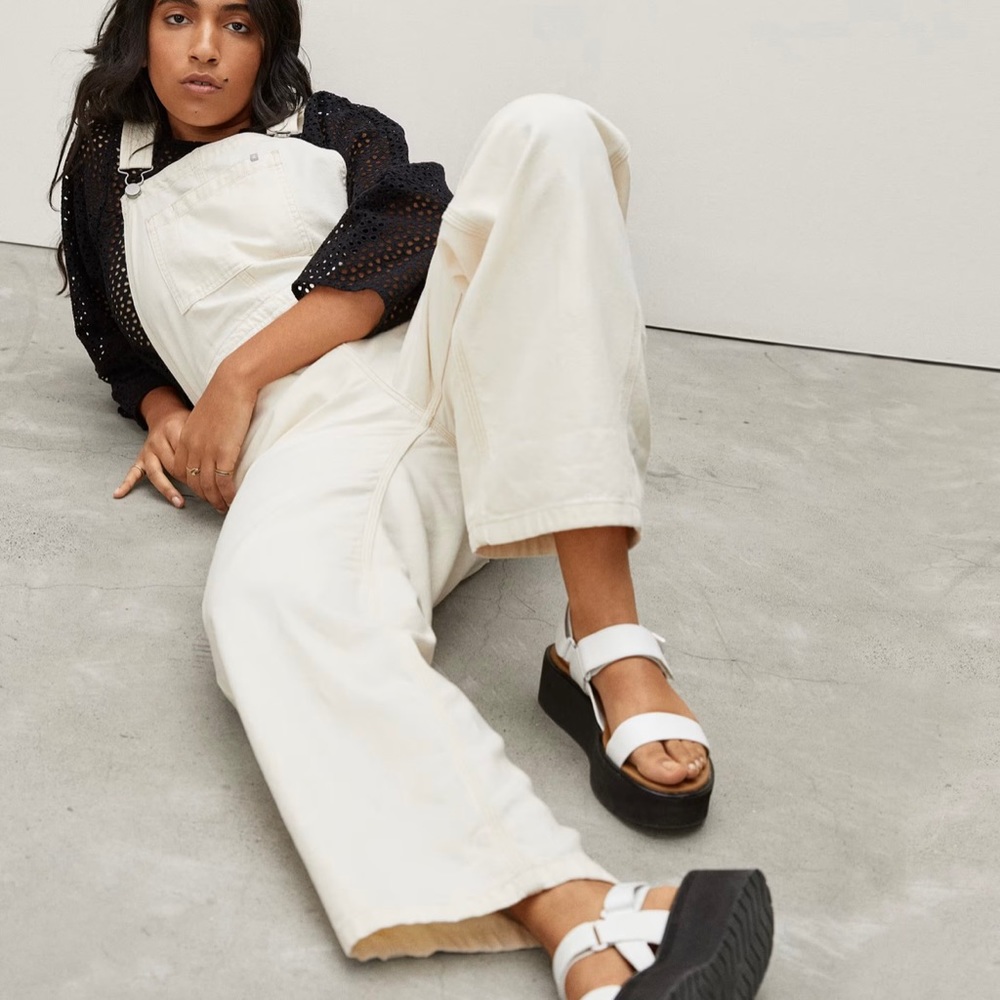 Everlane Canvas Overalls NWT